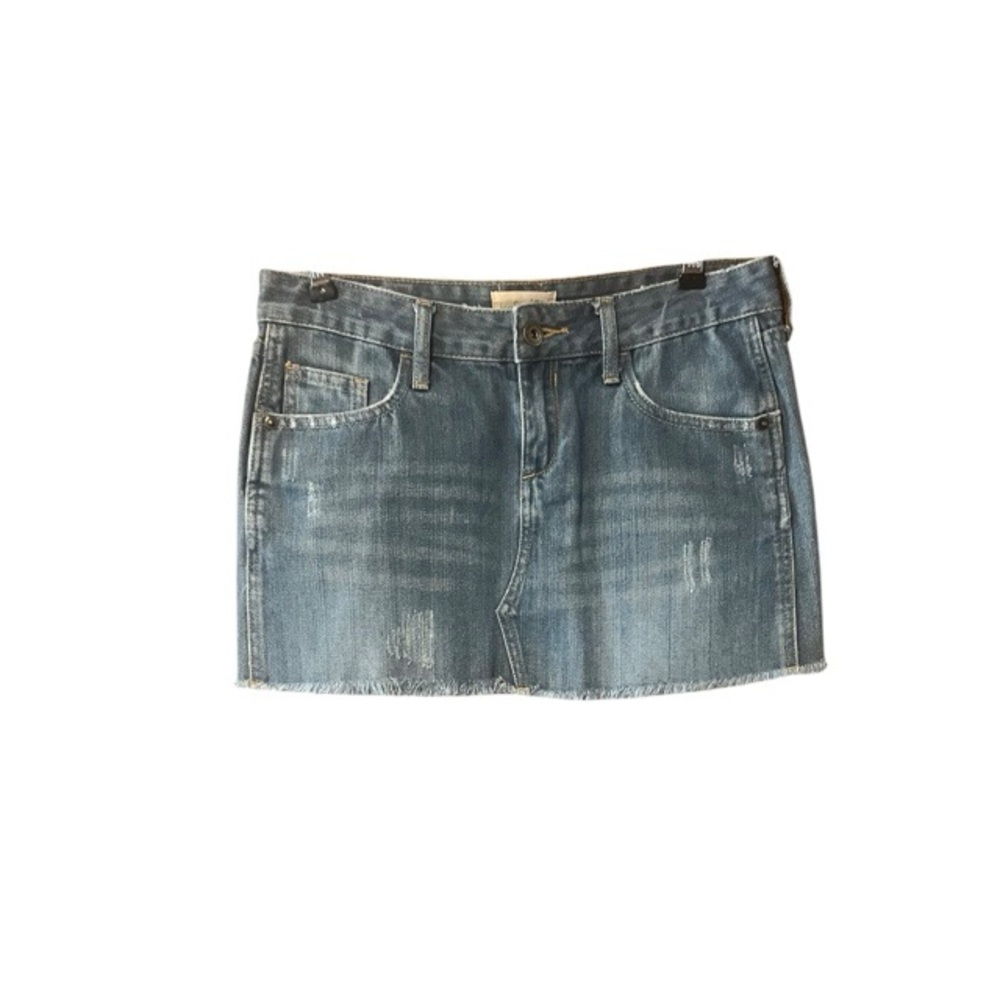 Heritage‎ 1981 Frayed Edge Denim Mini Skirt